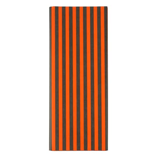 Michaels, Black & Orange Stripes Tissue Paper Sheets, 12ct. by Celebrate It™ – Category: Halloween Party Supplies